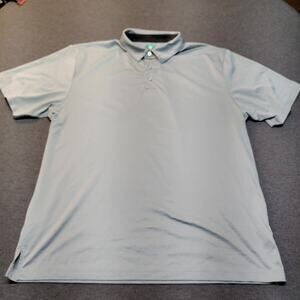 Pro Tour Cool Play Golf Polo Mens Large Gray Performance Shirt